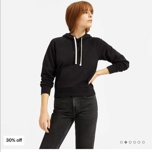 Everlane Lightweight French Terry Shrunken Hoodie